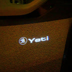 SKODA LOGO PROJECTOT أضواء Nr.118 (كمية 1 = 2 شعار فيلم / 2 أضواء الباب)