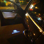 SKODA ORIGINAL LOGO PROJECTOT LIGHTS Nr.10 (quantity  1 =  2 Logo Film /  2 door lights)