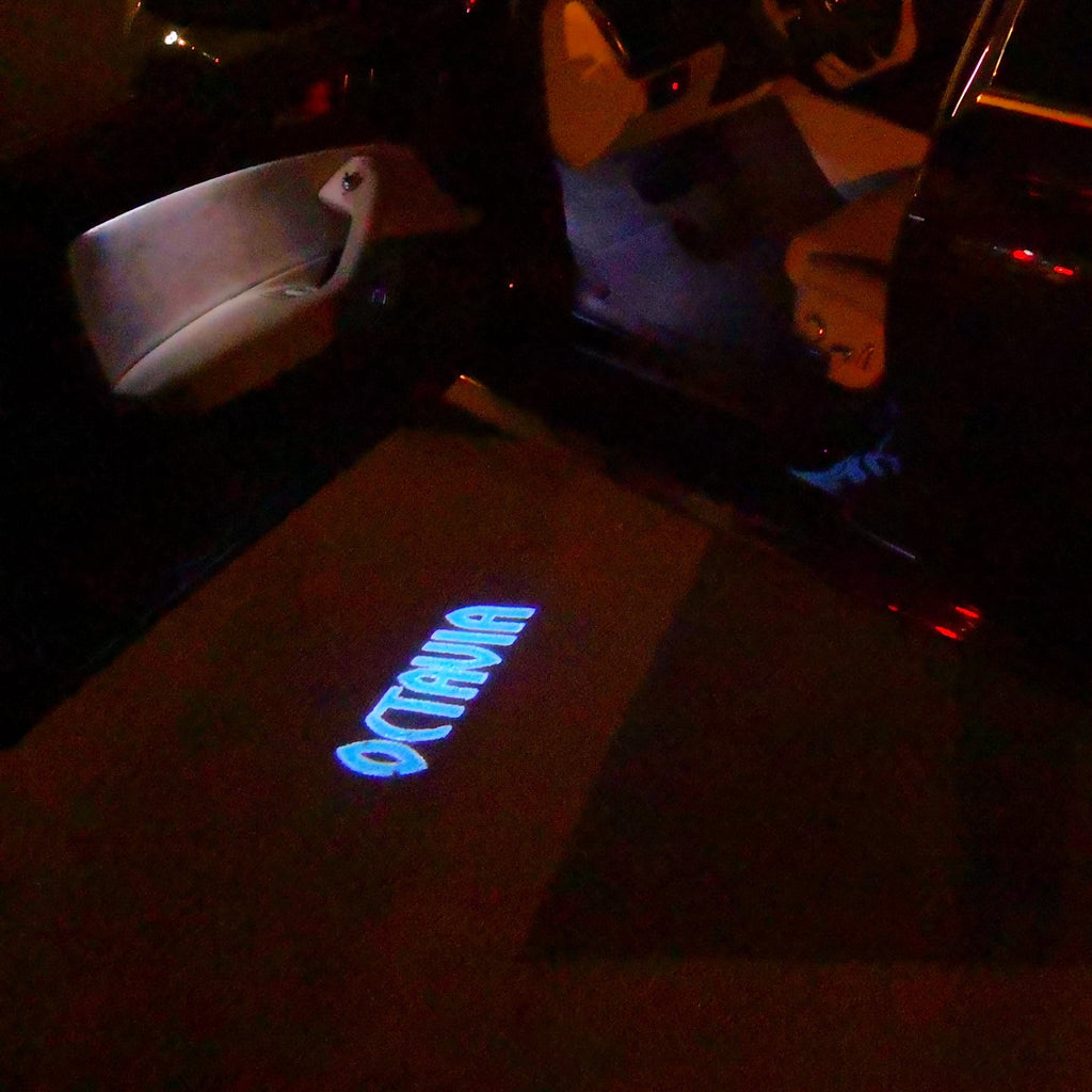 سكودا LOGO PROJECTOR LIGHTS Nr.103 (الكمية 1 = 2 شعار فيلم / 2 باب)