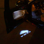 SKODA LOGO PROJECTOT LIGHTS Nr.71 (الكمية 1 = 2 شعار فيلم / 2 أضواء الباب)