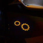 GTR-R35   LOGO PROJECTOT LIGHTS Nr.08  (quantity 1 = 2 Logo Films /2 door lights）