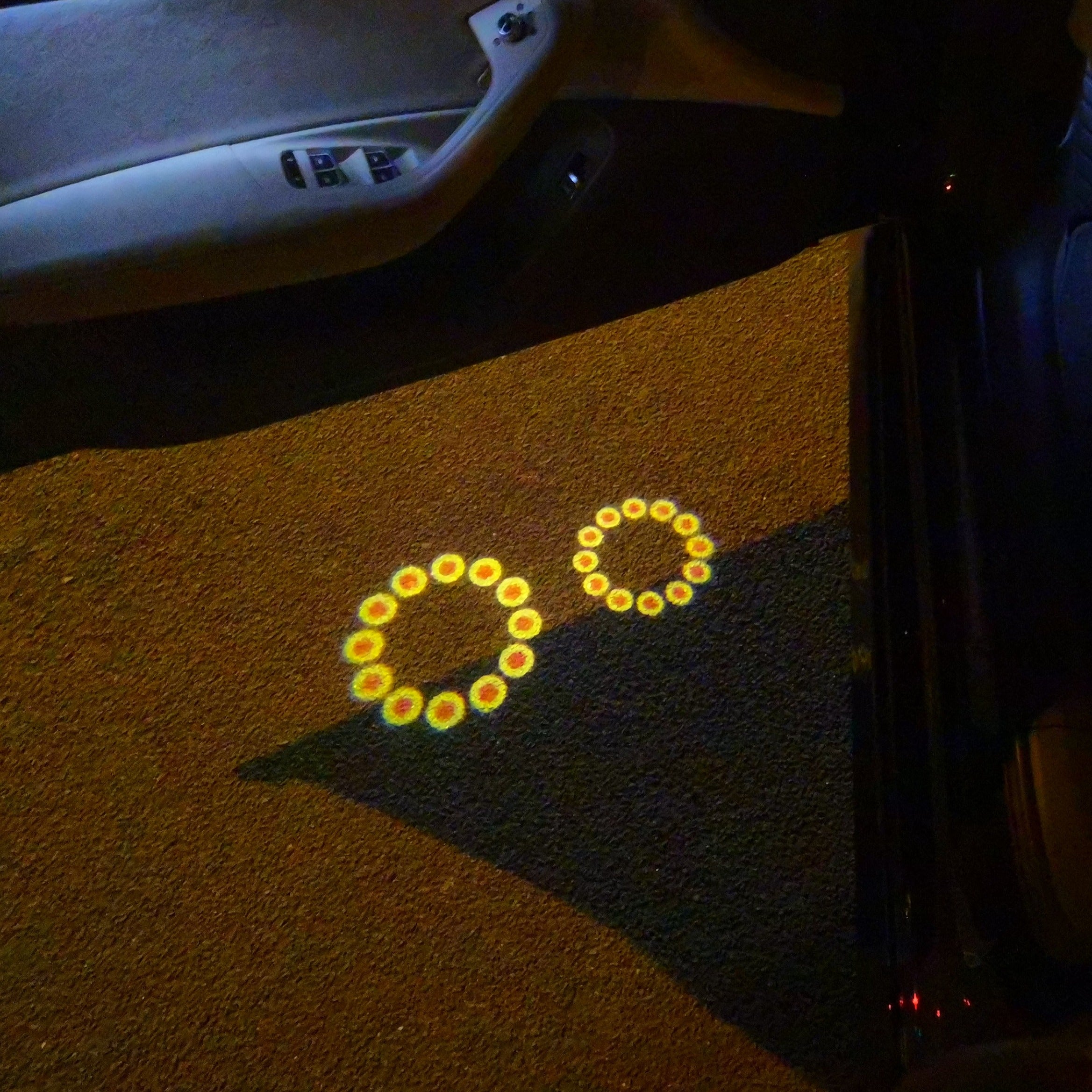 GTR-R35   LOGO PROJECTOT LIGHTS Nr.08  (quantity 1 = 2 Logo Films /2 door lights）