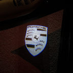 LOGO PROJECTOR LIGHTS PORSCHE Nr.06 (الكمية 1 = 2 شعار فيلم / 2 أضواء باب)