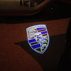 LOGO PROJECTOR LIGHTS PORSCHE Nr.05 (الكمية 1 = 2 شعار فيلم / 2 أضواء باب)
