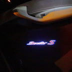 PORSCHE Boxster S LOGO PROJECTOT LIGHTS Nr.17 (الكمية 1 = 2 شعار فيلم / 2 أضواء باب)