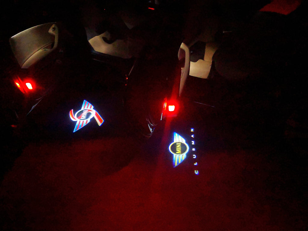 MINI S LOGO PROJECROTR LIGHTS Nr.53 (quantity  1 =  2 Logo Film /  2 door lights)