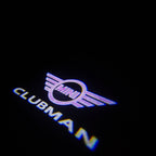 MINI CLUBMAN LOGO PROJECROTR LIGHTS Nr.140 (quantity  1 =  2 Logo Film /  2 door lights)