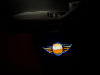 MINI ORIGINAL LOGO PROJECROTR LIGHTS Nr.07 (quantity  1 =  2 Logo Film /  2 door lights)
