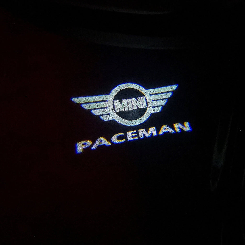 MINI PACEMAN LOGO PROJECROTR LIGHTS Nr.132 (quantity  1 =  2 Logo Film /  2 door lights)