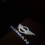 MINI CLUBMAN LOGO PROJECROTR LIGHTS Nr.135 (quantity  1 =  2 Logo Film /  2 door lights)