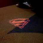 Super Man Logo Nr.216  (quantity 1 = 2 Logo Films /2 door lights）DC Heroes Logo