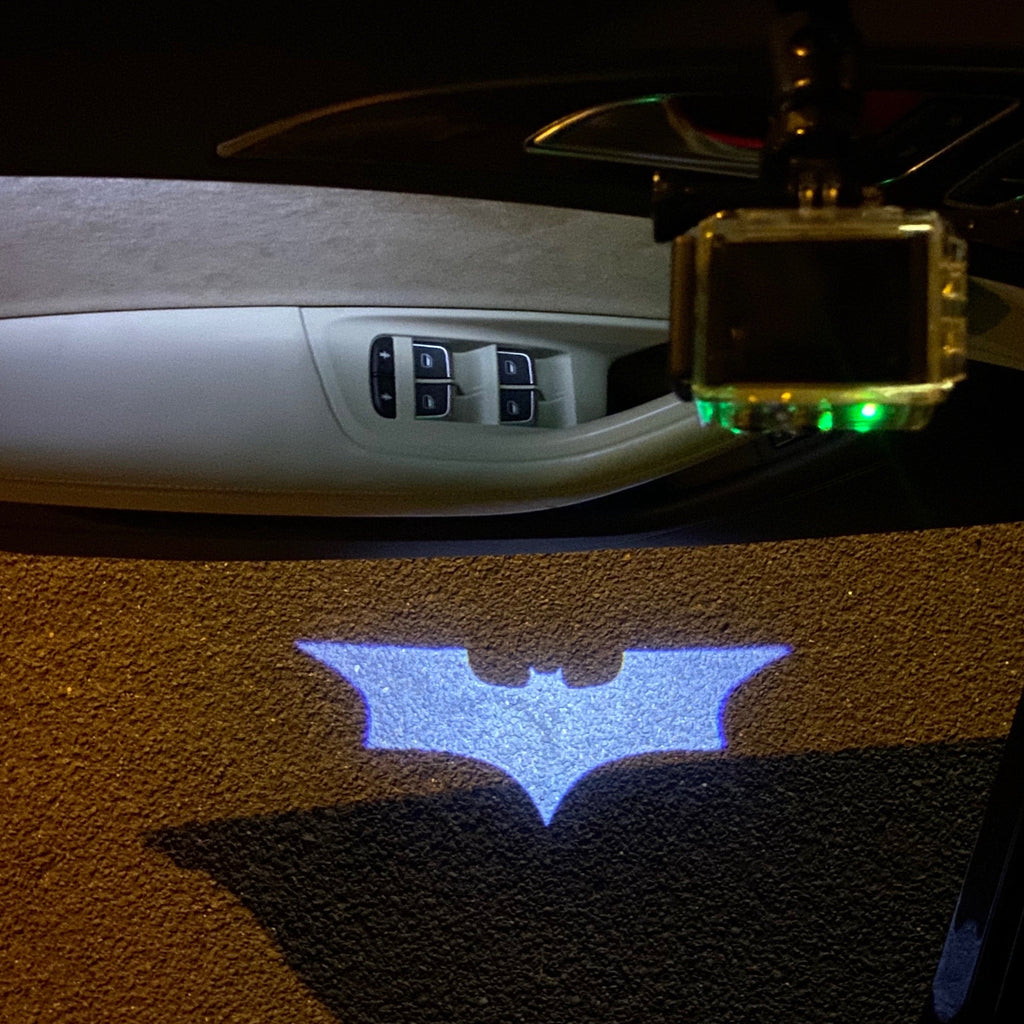 Batman Logo door lights Nr.207 (quantity 1 = 2 Logo Films /2 door lights）DC Heroes Logo