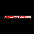 MERCEDES BENZ AMG LOGO PROJECTOT LIGHTS Nr.14 (quantity 1 = 1 sets/2 door lights)