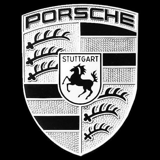 LOGO PROJECTOR LIGHTS PORSCHE Nr.06 (الكمية 1 = 2 شعار فيلم / 2 أضواء باب)