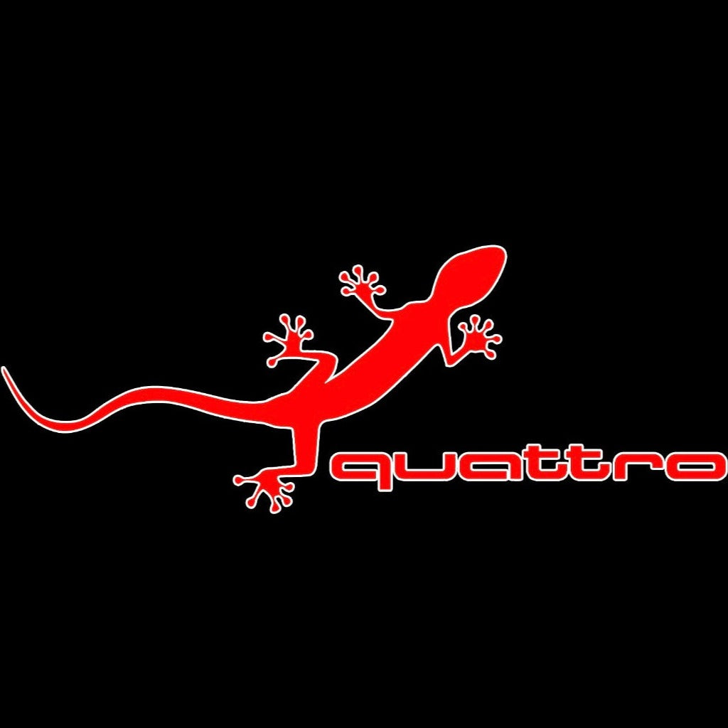 AUDI كواترو GECKO LOGO PROJECTOT أضواء Nr.61 (الكمية 1 = 2 شعار الأفلام / 2 أضواء الباب)