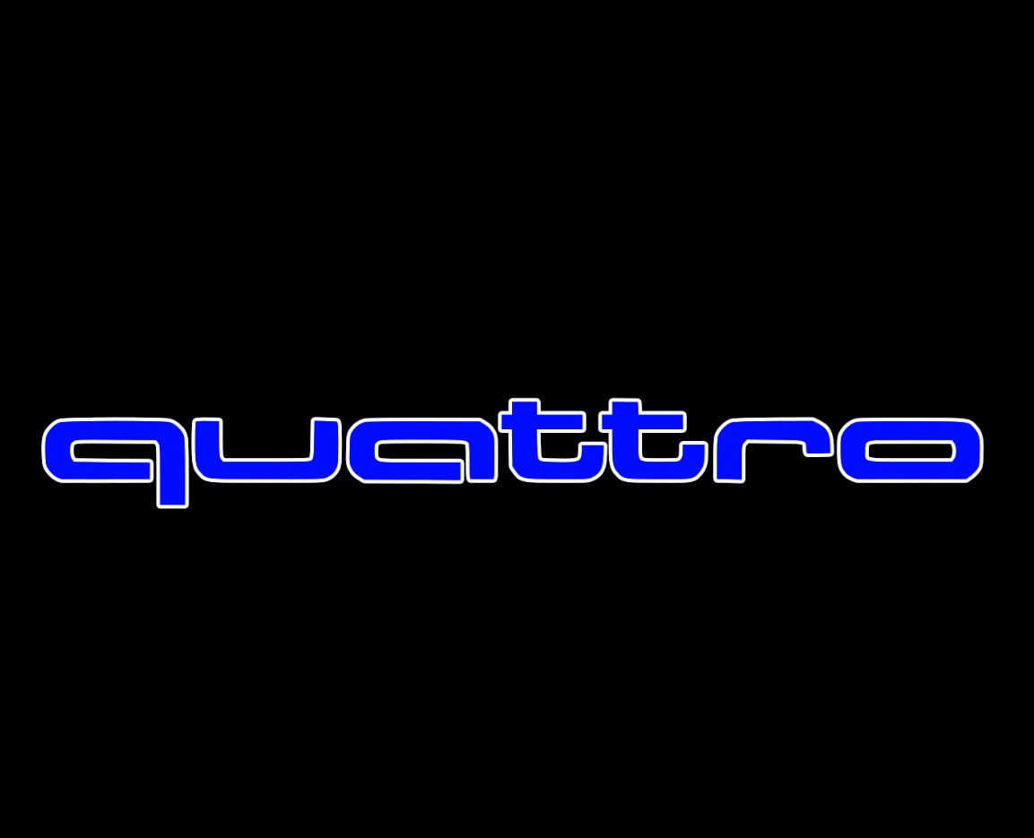 أضواء جهاز عرض شعار AUDI رقم 97 (الكمية 1 = 2 فيلم شعار / 2 مصباح باب)