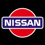 NISSAN PROJECTOT LIGHTS Nr.14(quantity 1 = 2 Logo Films /2 door lights）