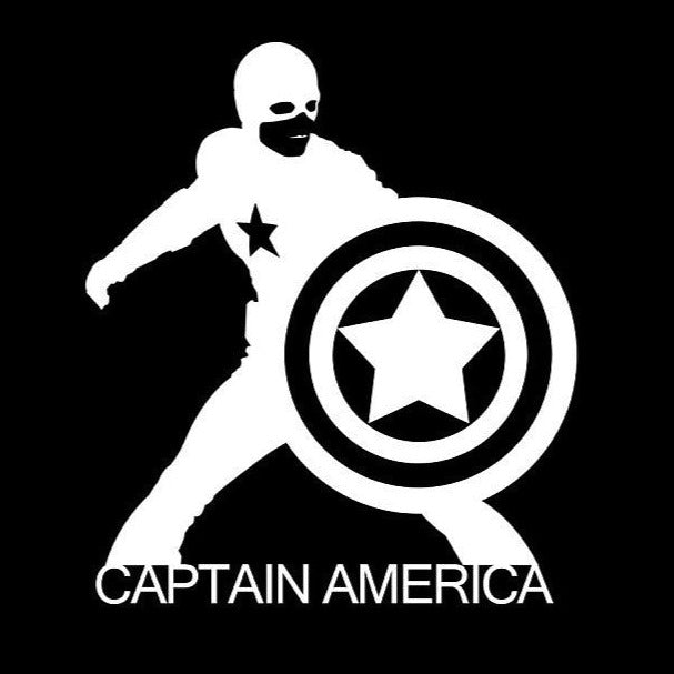 Captian أمريكا شعار Nr.248 (كمية 1 = 2 شعار أفلام / 2 أضواء الباب)