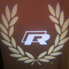 Volkswagen Door lights R  Logo  Nr. 57   (quantity 1 = 2 Logo Films /2 door lights）