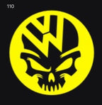 شعار فولكس فاجن أضواء الباب رقم. 15 (الكمية 1 = 2 فيلم شعار / 2 مصباح باب