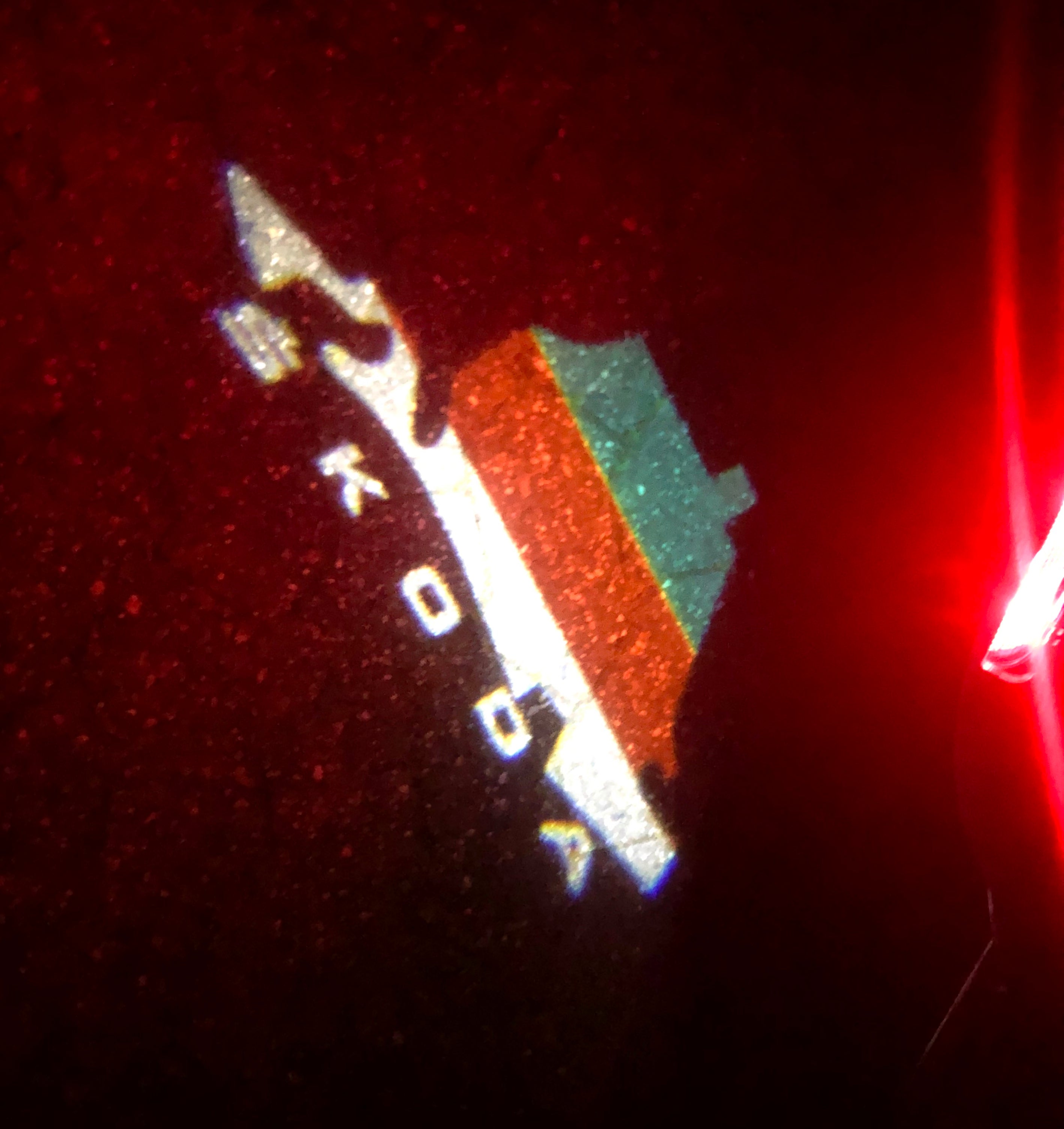 SKODA LOGO PROJECTOR LIGHTS Nr.48 (الكمية 1 = 2 شعار فيلم / 2 مصباح باب)