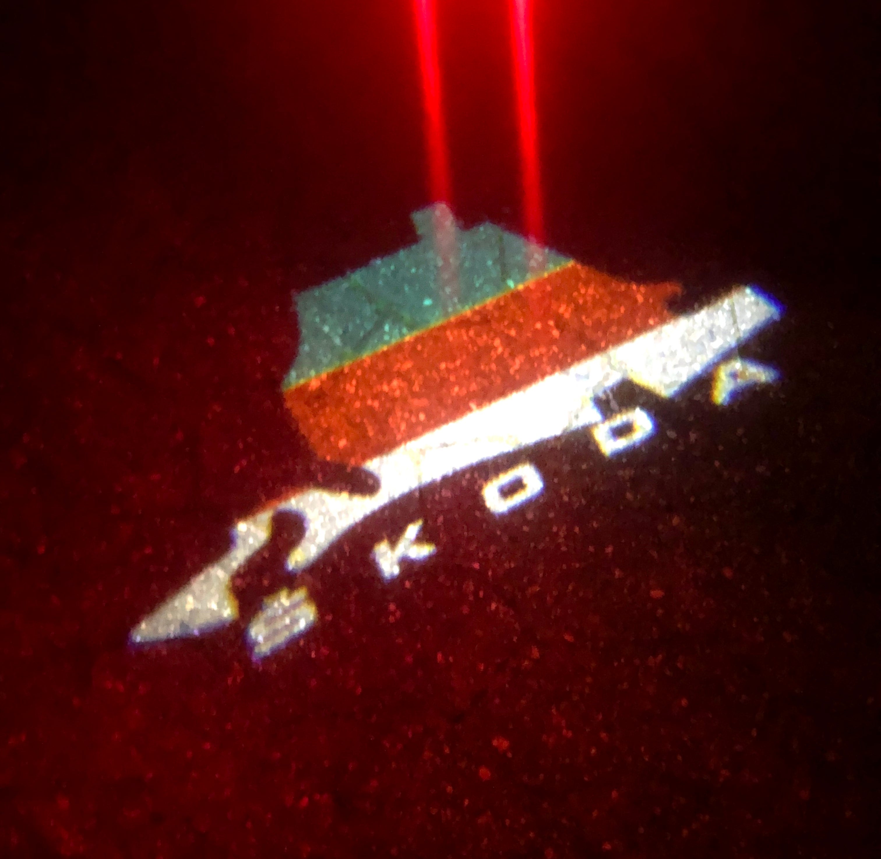 SKODA LOGO PROJECTOR LIGHTS Nr.48 (الكمية 1 = 2 شعار فيلم / 2 مصباح باب)