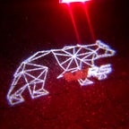 SKODA VRS LOGO PROJECTOT LIGHTS Nr.47 (quantity  1 =  2 Logo Film /  2 door lights)