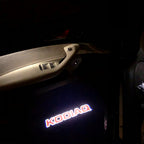 SKODA KODIAQ LOGO PROJECTOR LIGHTS Nr.100 (الكمية 1 = 2 شعار فيلم / 2 أضواء باب)