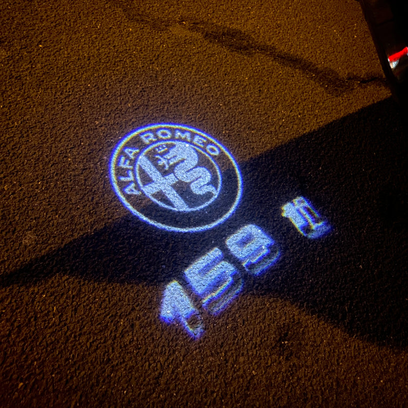 Alfa Romeo 159TI LOGO PROJECTOT LIGHTS Nr.55 (quantity  1 =  2 Logo Film /  2 door lights)