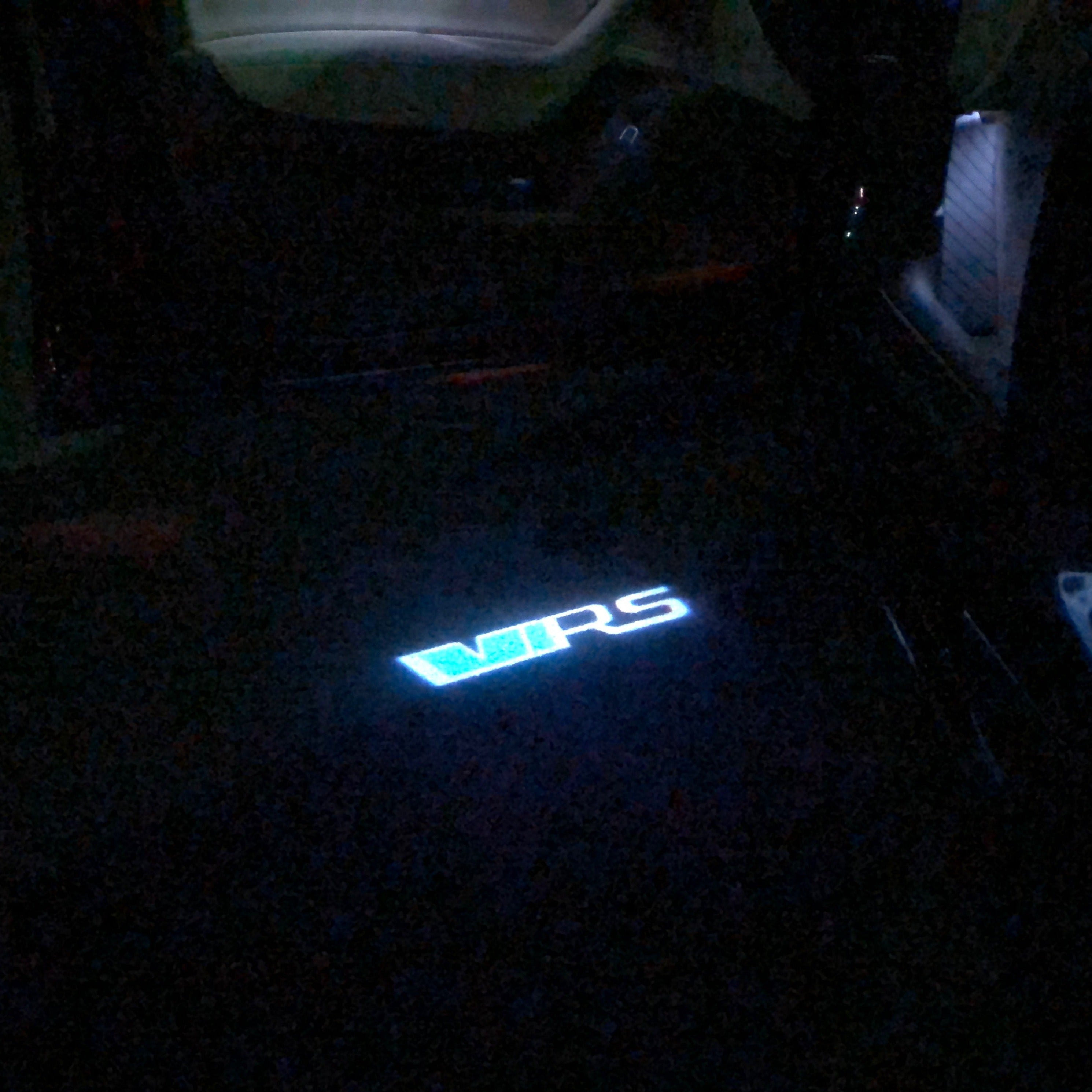 SKODA VRS LOGO PROJECTOT LIGHTS Nr.30 (quantity  1 =  2 Logo Film /  2 door lights)