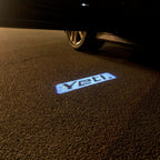 SKODA YETI LOGO LIGHTS Nr.55 (الكمية 1 = 2 شعار فيلم / 2 أضواء الباب)