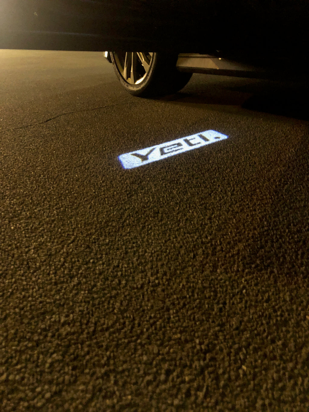 SKODA YETI LOGO LIGHTS Nr.113 (الكمية 1 = 2 شعار فيلم / 2 أضواء الباب)