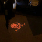 SKODA YETI LOGO PROJECTOT LIGHTS Nr.61 (quantity  1 =  2 Logo Film /  2 door lights)