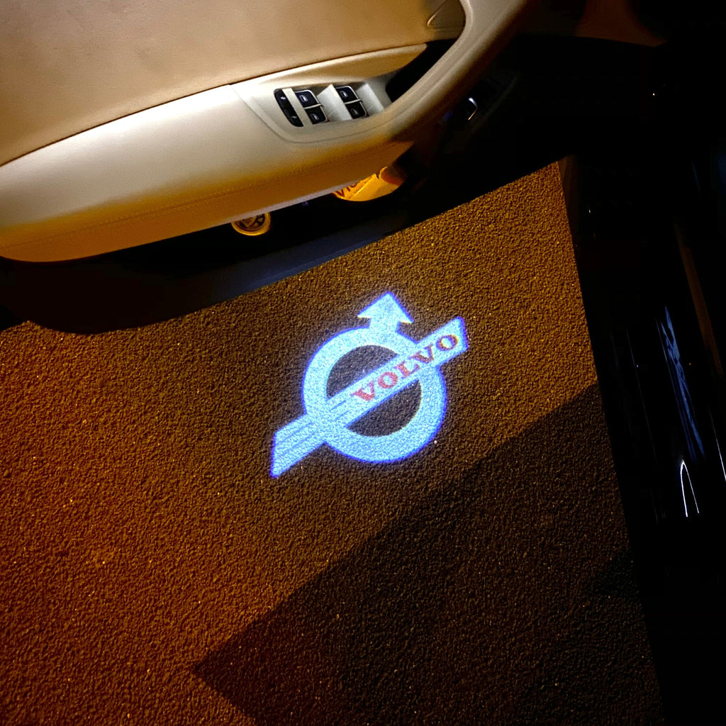 Volvo LOGO PROJECTOR LIGHTS Nr.54 (الكمية 1 = 2 شعار فيلم / 2 أضواء باب)