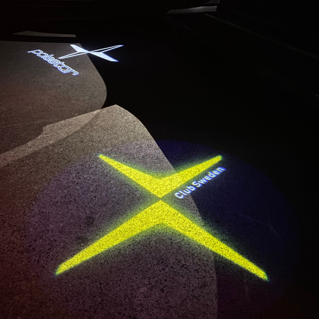 POLESTAR LOGO PROJECROTR LIGHTS Nr.74 (quantity  1 =  2 Logo Film /  2 door lights)