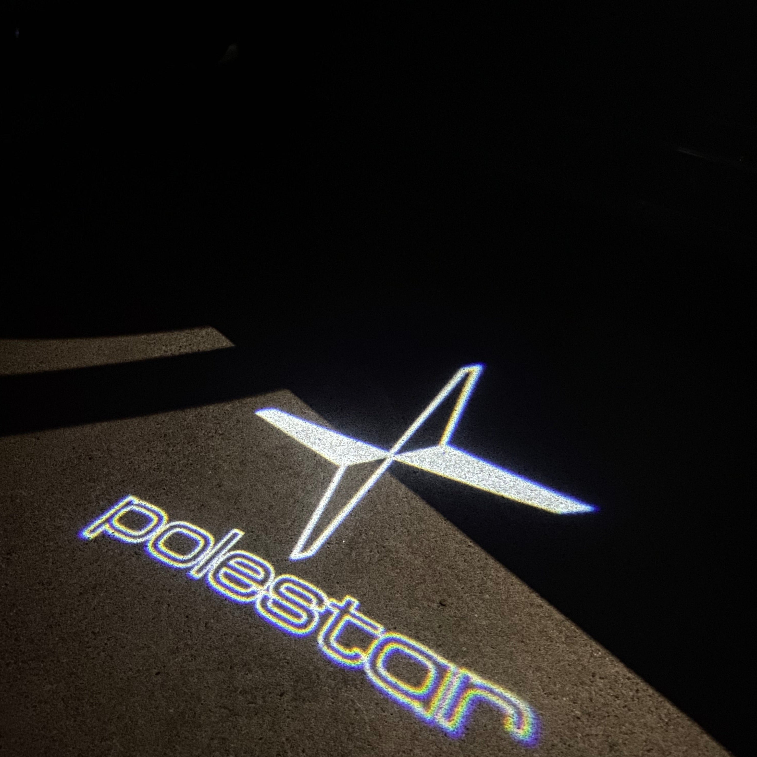 POLESTAR LOGO PROJECROTR LIGHTS Nr.132 (quantity  1 =  2 Logo Film /  2 door lights)