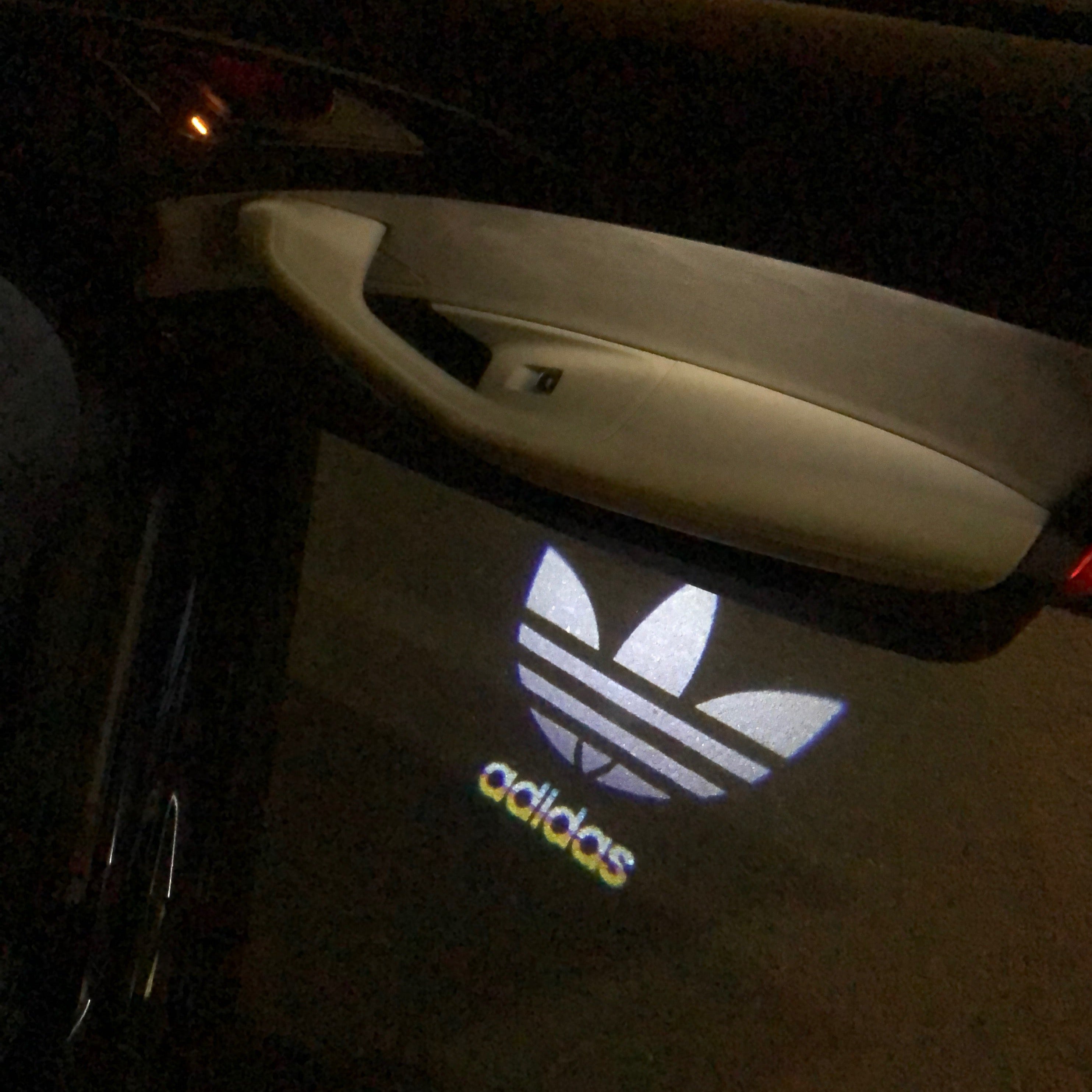 ADIDAS Logo door lights Nr.227  (quantity 1 = 1 sets/2 door lights) Collaboration Series LOGO