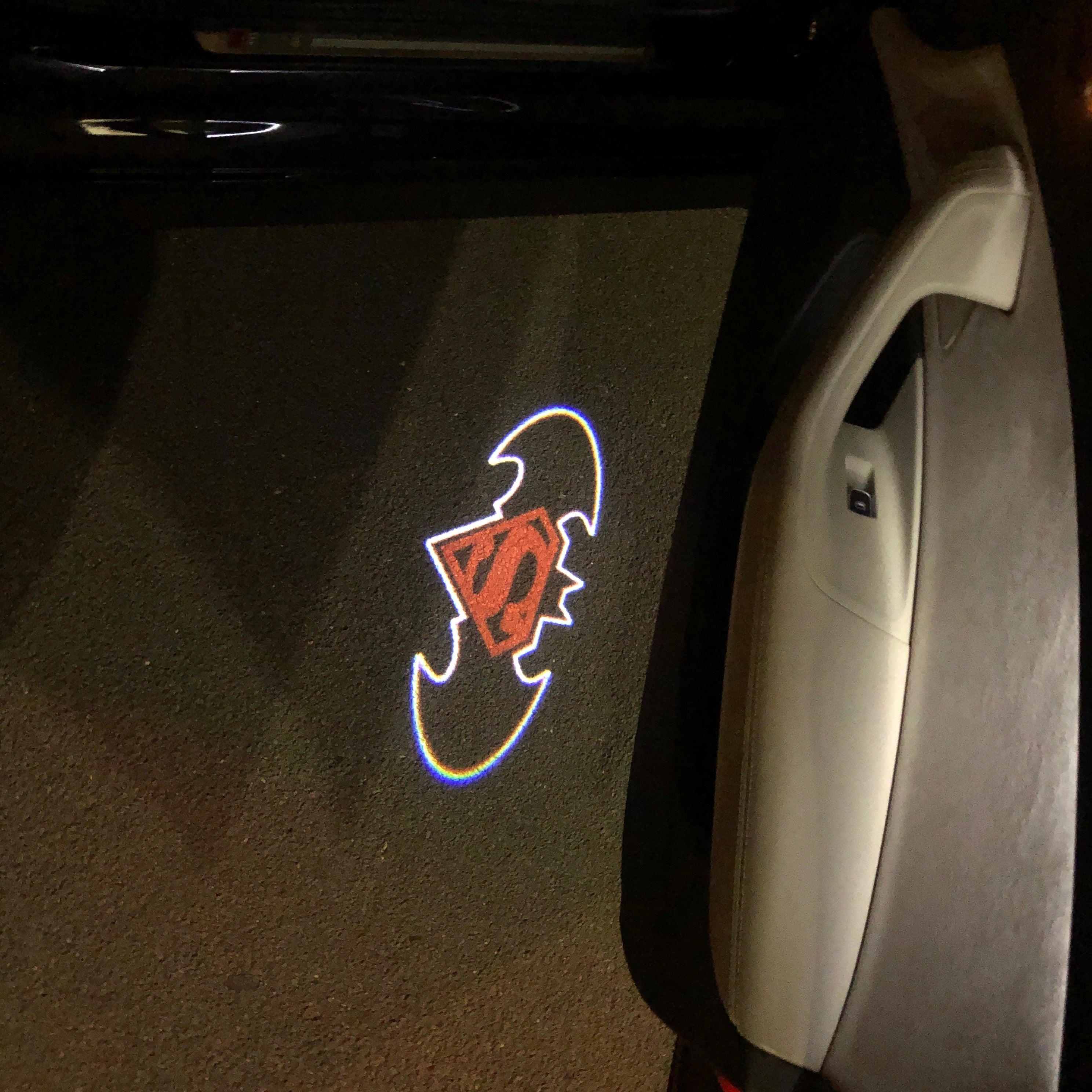 Batman Logo door lights Nr.242  (quantity 1 = 2 Logo Films /2 door lights）DC Heroes Logo