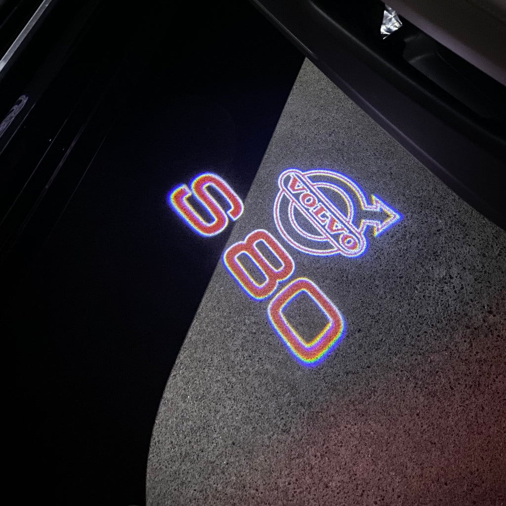 فولفو LOGO PROJECROTR أضواء Nr.88 (كمية 1 = 2 شعار فيلم / 2 أضواء الباب)