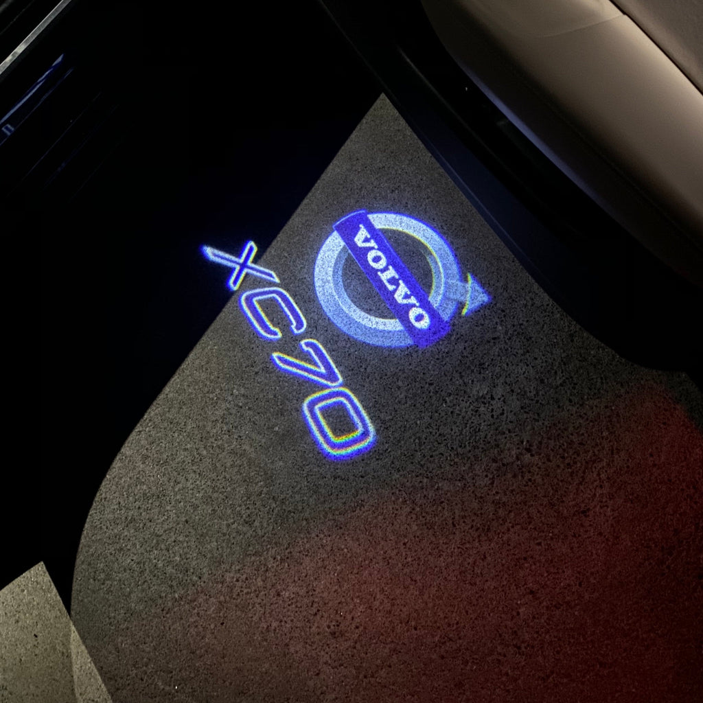 XC70 LOGO PROJECTOR LIGHTS Nr.16 (الكمية 1 = 2 شعار فيلم / 2 مصباح باب)