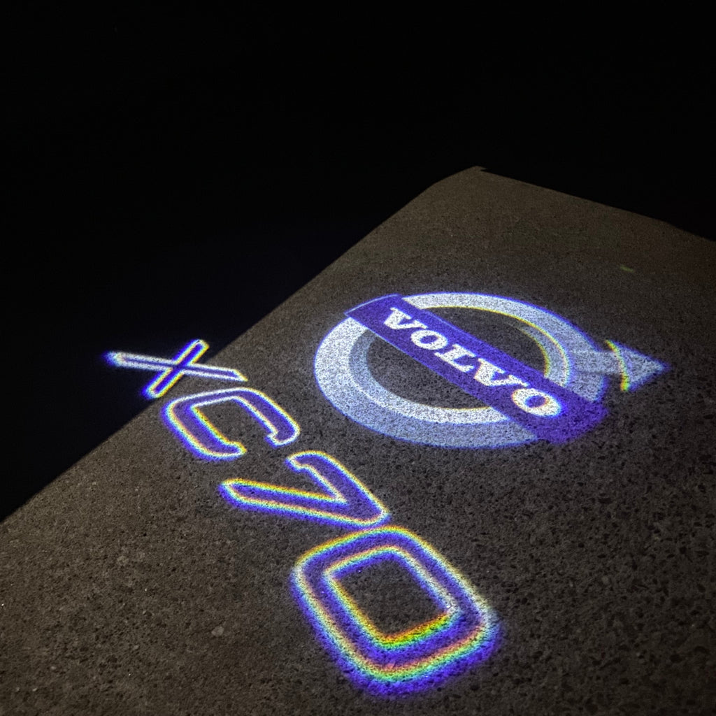 XC70 LOGO PROJECTOR LIGHTS Nr.16 (الكمية 1 = 2 شعار فيلم / 2 مصباح باب)