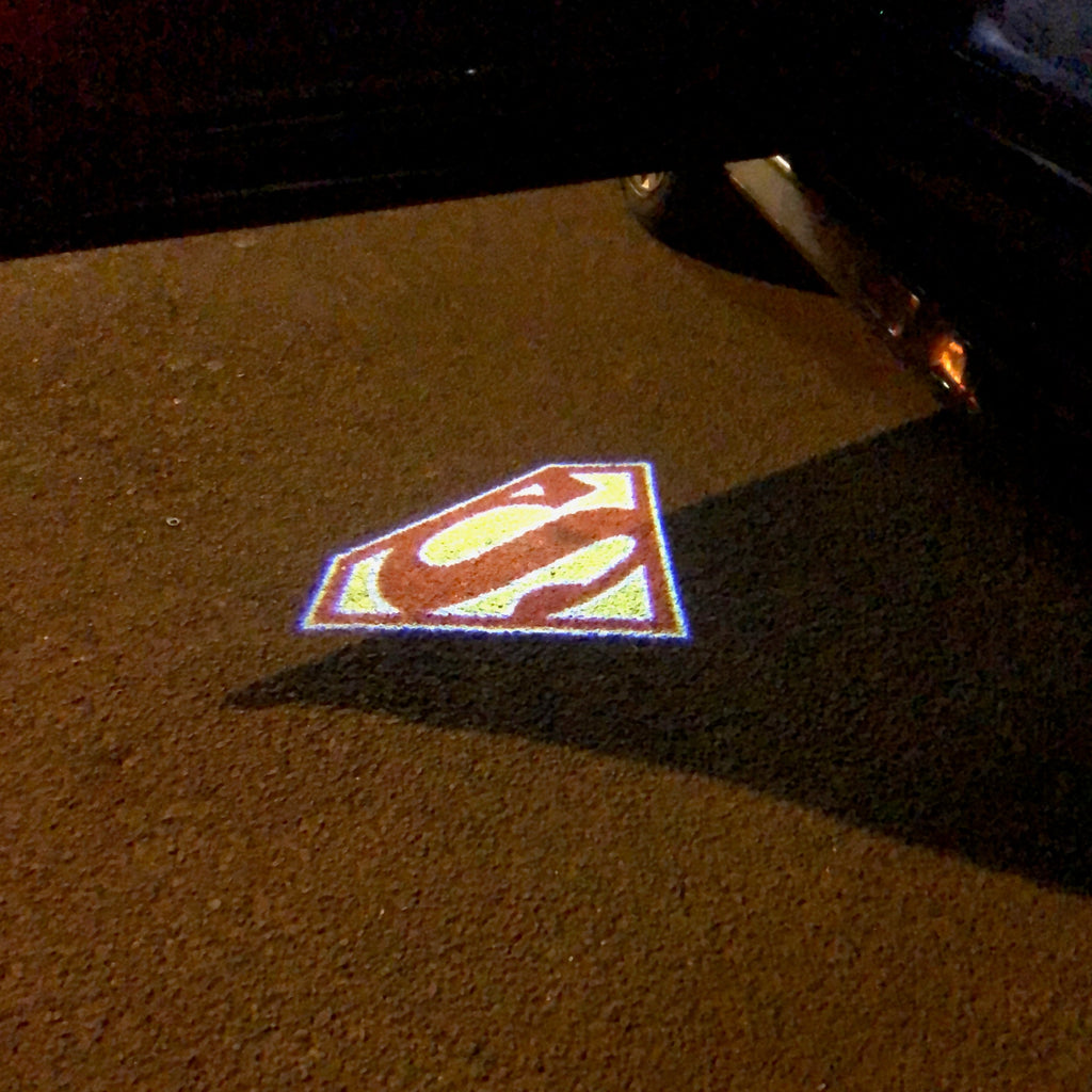 Super Man Logo door lights Nr.241  (quantity 1 = 2 Logo Films /2 door lights）DC Heroes Logo