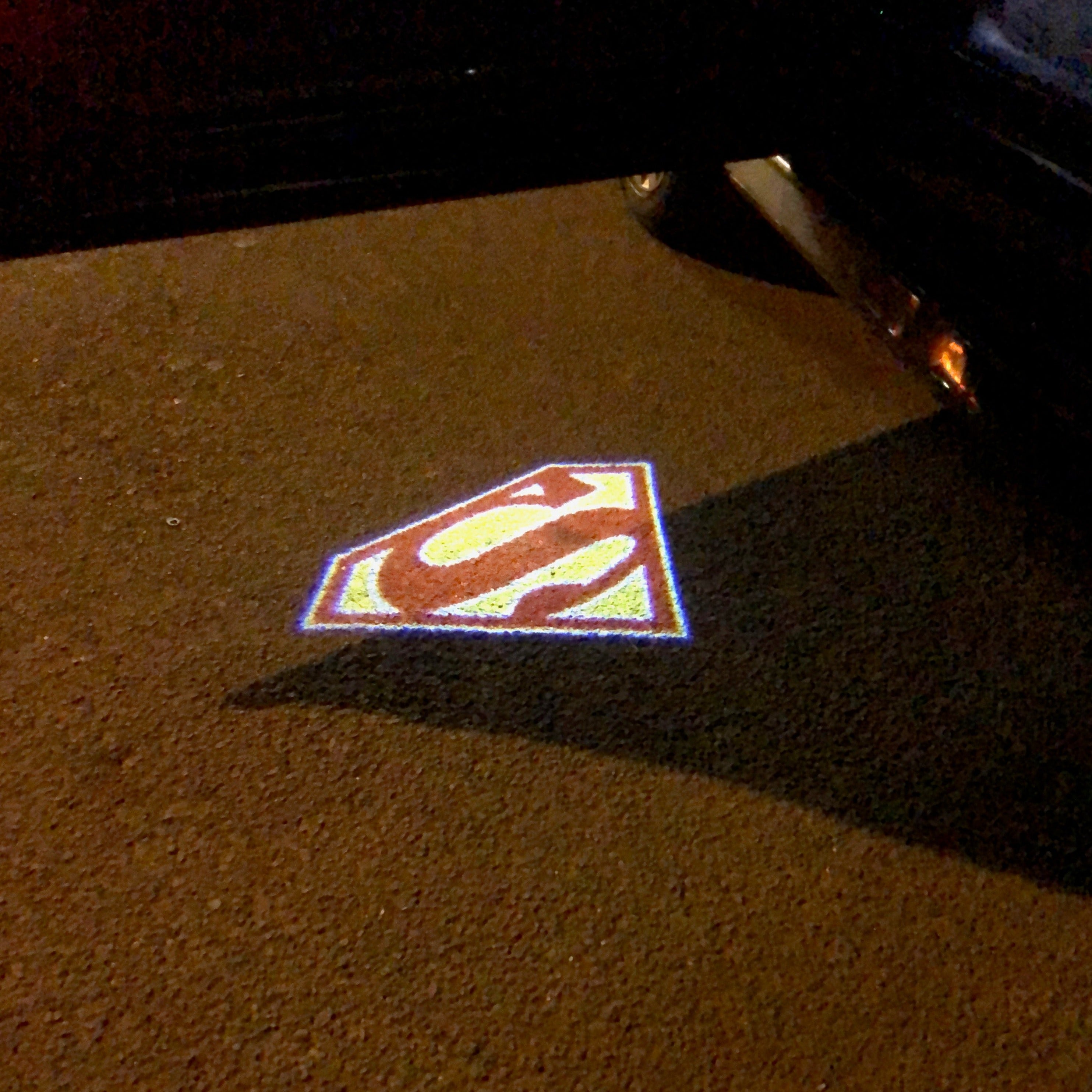 Super Man Logo door lights Nr.241  (quantity 1 = 2 Logo Films /2 door lights）DC Heroes Logo