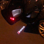 AUDI LOGO PROJECTOT LIGHTS Nr.60 (الكمية 1 = 2 Logo Films /2 أضواء الباب)