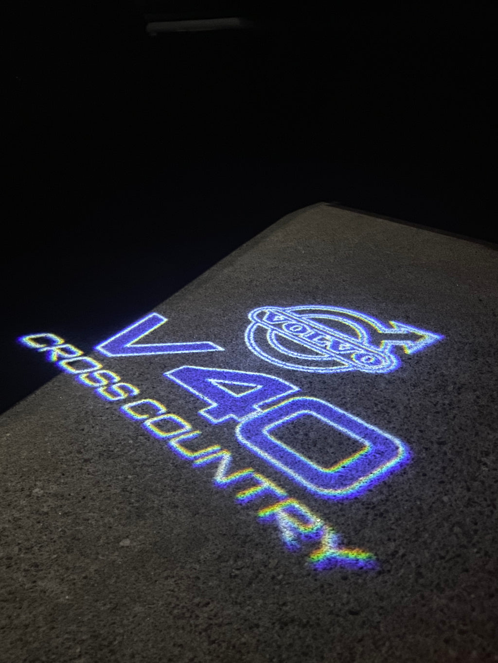 Volvo LOGO PROJECTOR LIGHTS Nr.101 (الكمية 1 = 2 شعار فيلم / 2 أضواء باب)