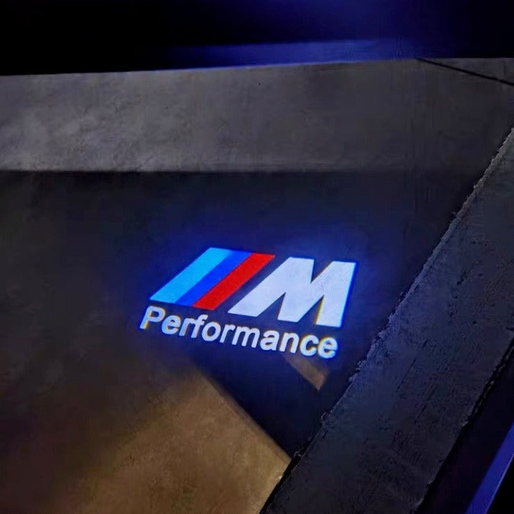 BMW M PERFORMANCE  LOGO PROJECTOT LIGHTS Nr.10 (quantity 1 = 1 sets/2 door lights)