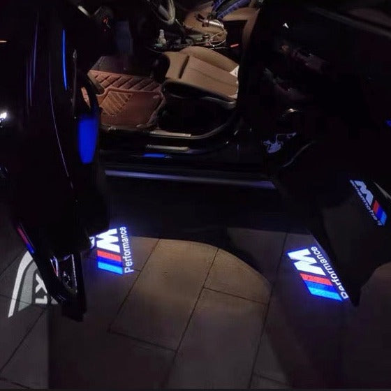 BMW M PERFORMANCE  LOGO PROJECTOT LIGHTS Nr.10 (quantity 1 = 1 sets/2 door lights)