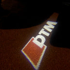 AUDI LOGO PROJECTOT LIGHTS Nr.113 (الكمية 1 = 2 Logo Films /2 أضواء الباب)
