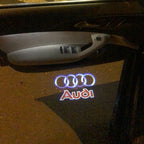 AUDI LOGO PROJECTOT LIGHTS NR. 18 (الكمية 1 = 2 Logo Films /2 door lights）