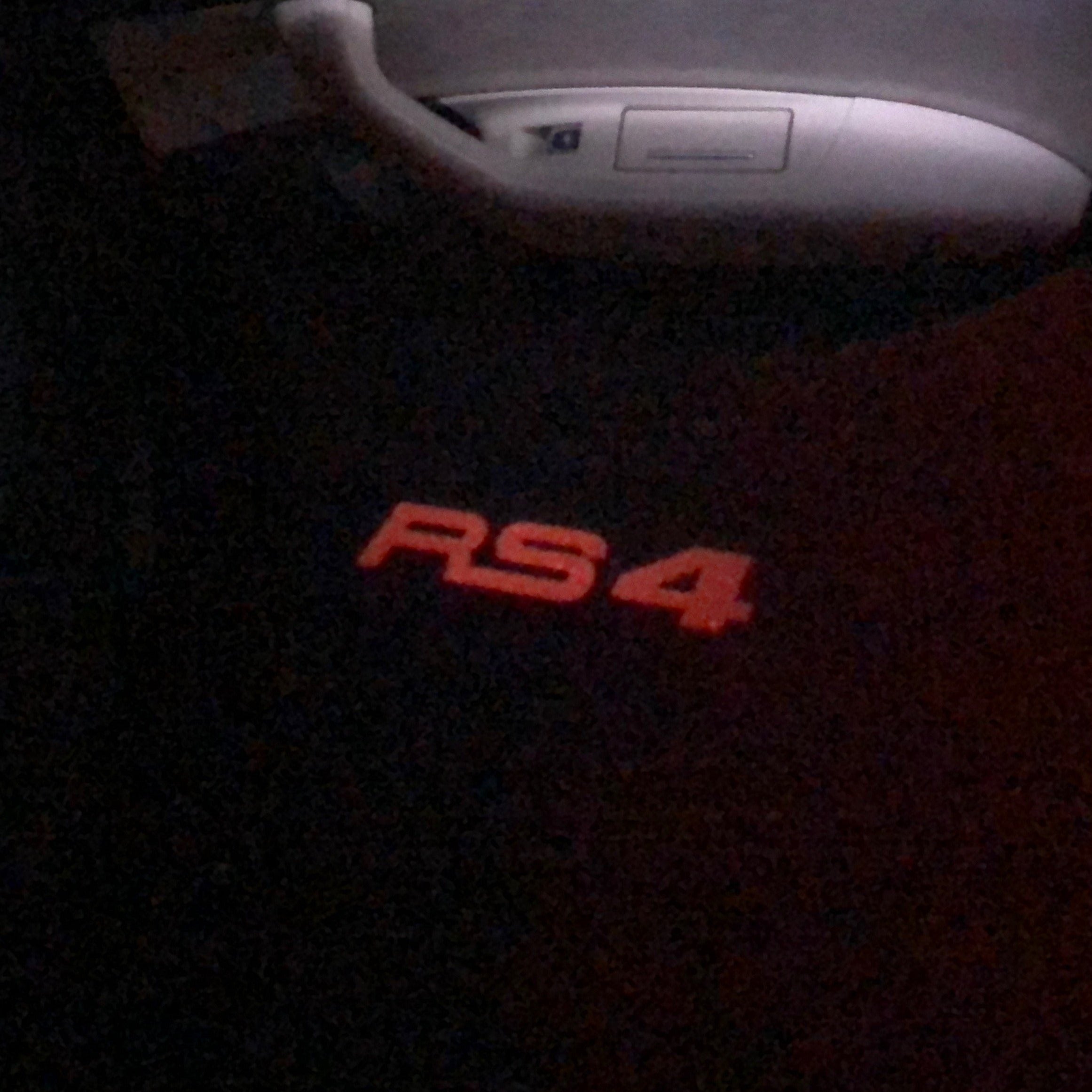 AUDI LOGO PROJECTOT LIGHTS Nr.140 (الكمية 1 = 2 Logo Films /2 أضواء الباب)
